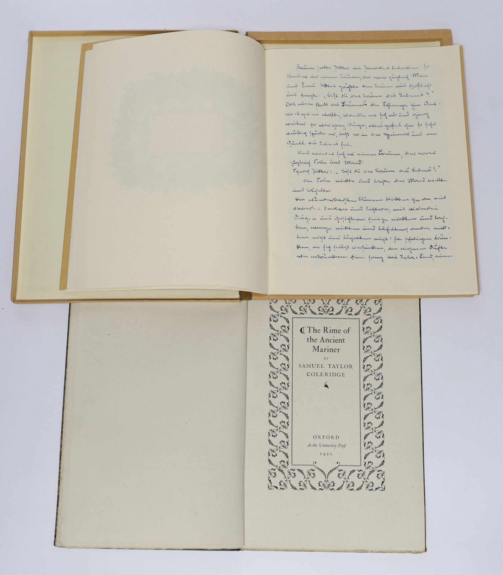 Tennyson, Hallam - The Haunted Mind: an autobiography. publisher's cloth and d/wrapper. 1984; Tennyson, Margot - The Inner and Outer One. photo. illus., paperback. (printed for the Author), 1992; together with 2 Charles